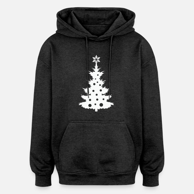 Weihnachtsbaum - Oversized Unisex Hoodie - Anthrazit