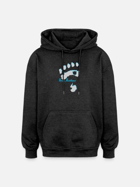 Eisbär 7 - Oversized Unisex Hoodie - Anthrazit