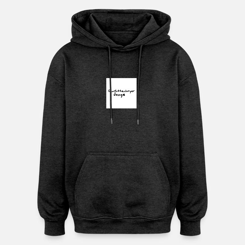 Charlottenburg Garçon - Sweat à capuche oversize unisexe - charbon