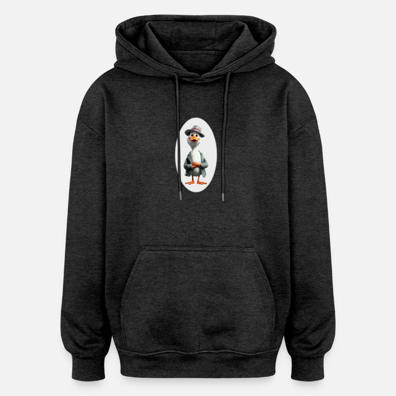 Gans - Oversized Unisex Hoodie - Anthrazit