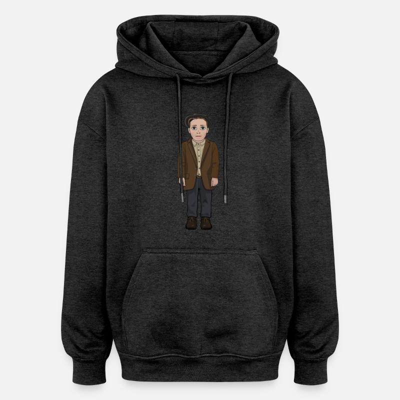 Joe Hill - Sweat à capuche oversize unisexe - charbon