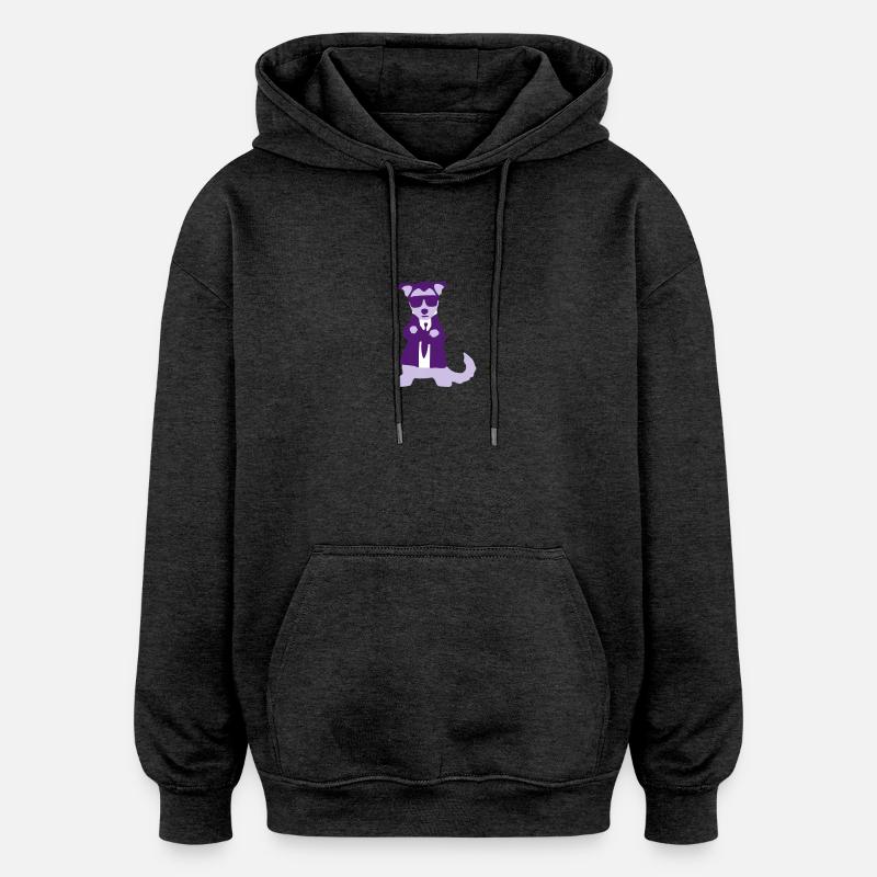 garde du corps "Lumpi" - Sweat à capuche oversize unisexe - charbon