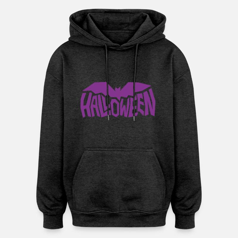 Fouet d’Halloween - Sweat à capuche oversize unisexe - charbon