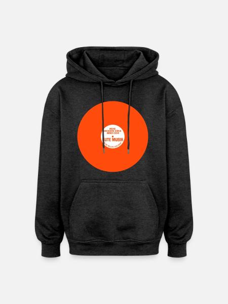 LP - Oversized Unisex Hoodie - charcoal grey