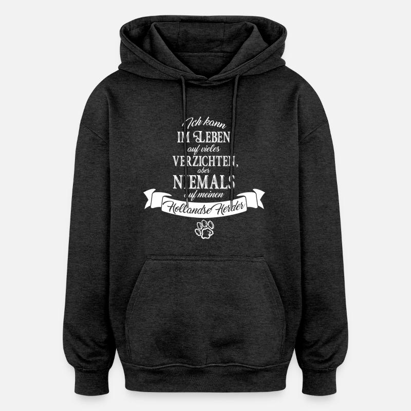 Hollandse Herder - Oversized Unisex Hoodie - Anthrazit