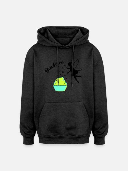 backfee - Oversized Unisex Hoodie - Anthrazit