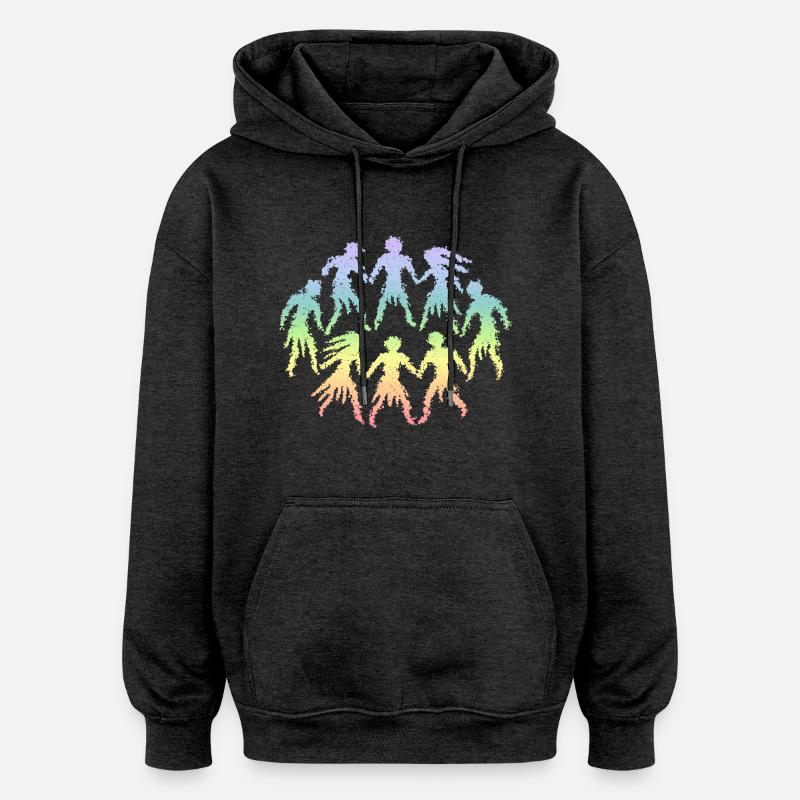 Danser - Sweat à capuche oversize unisexe - charbon
