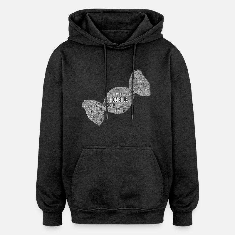 Bombole - Oversized Unisex Hoodie - Anthrazit