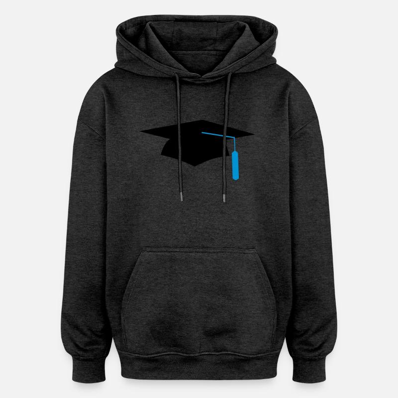 graduation - Sweat à capuche oversize unisexe - charbon