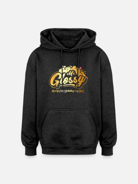M. Brillant - Sweat à capuche oversize unisexe - charbon