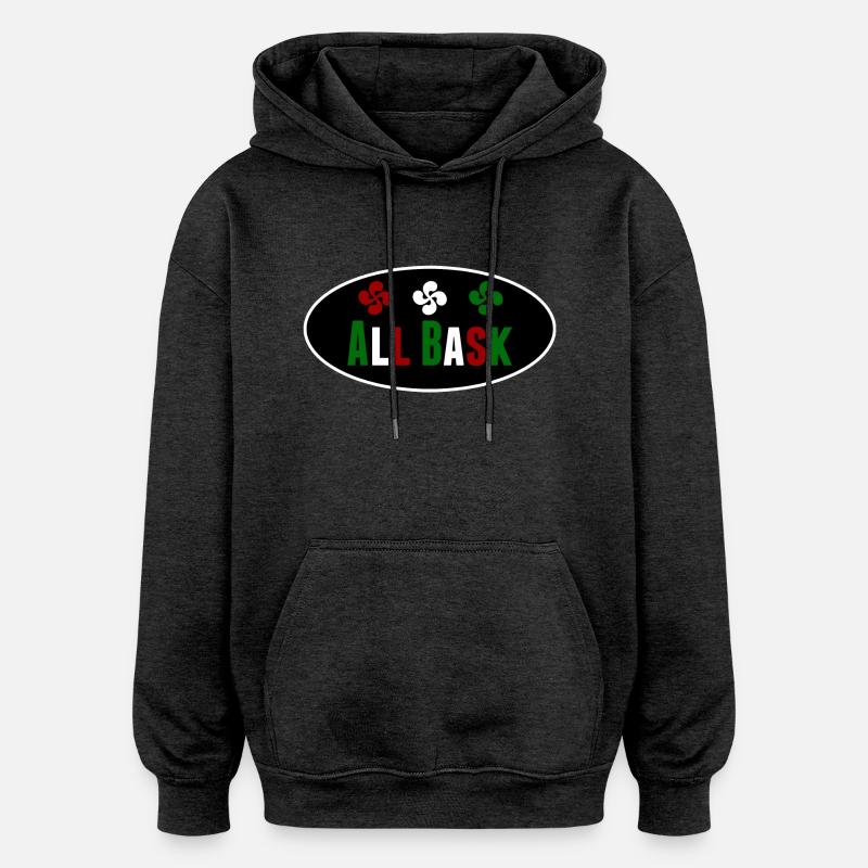 Alle Basken - Oversized Unisex Hoodie - Anthrazit