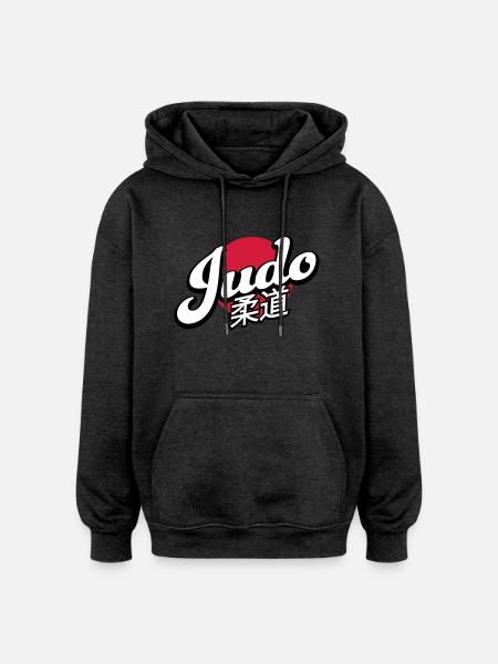 judo - Oversized Unisex Hoodie - charcoal grey