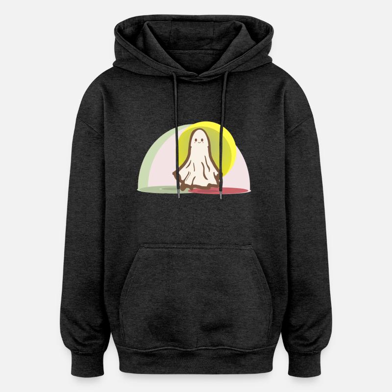Anime Ghost Je suis Starlight - Sweat à capuche oversize unisexe - charbon