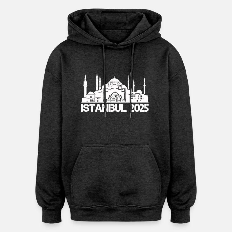Istanbul 2025 - Sweat à capuche oversize unisexe - charbon