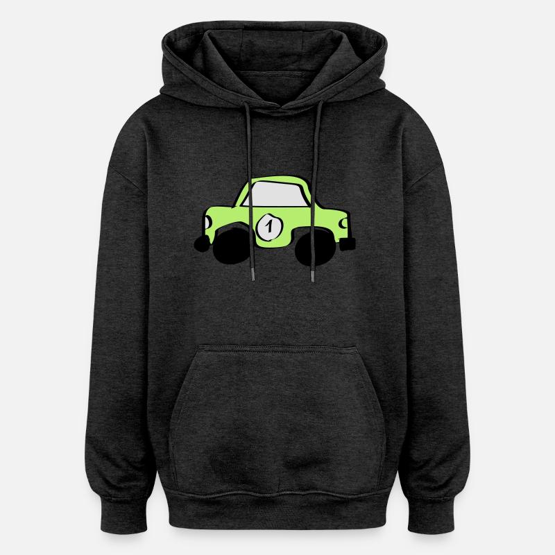 Auto - Oversized Unisex Hoodie - Anthrazit