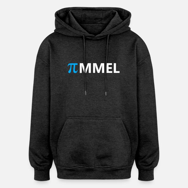 Einfach nur Pimmel blau - Oversized Unisex Hoodie - Anthrazit
