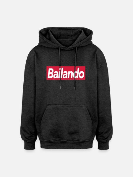 Bailando - Dance Shirt - Oversized Unisex Hoodie - charcoal grey