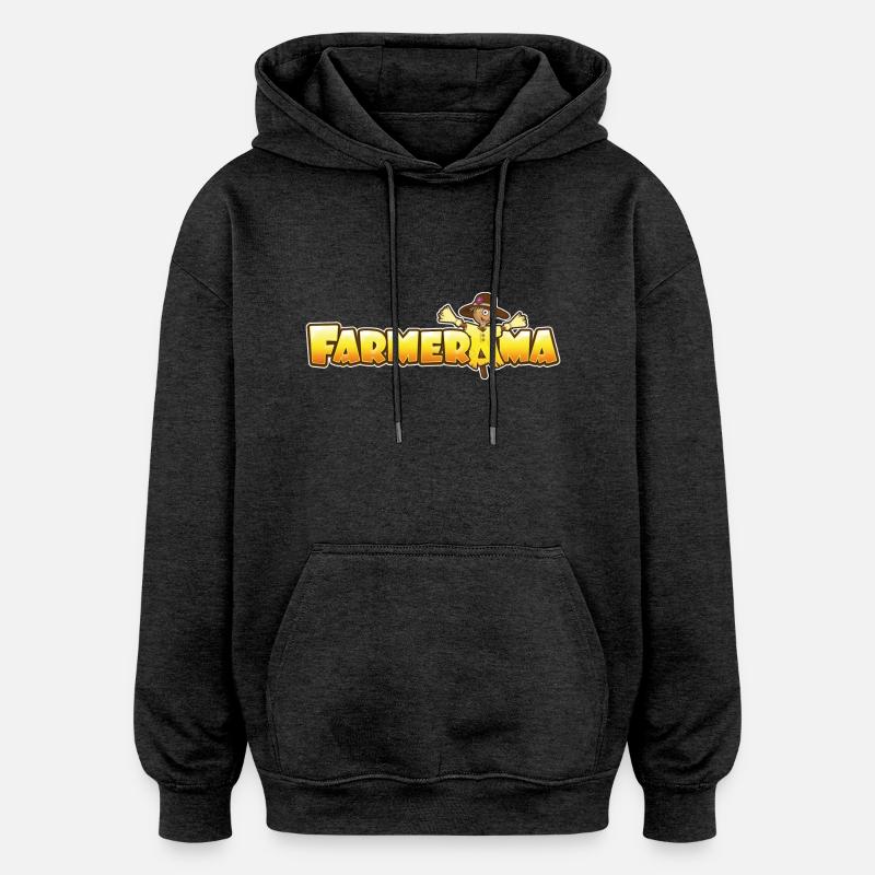 Farmerama Logo - Oversized Unisex Hoodie - Anthrazit