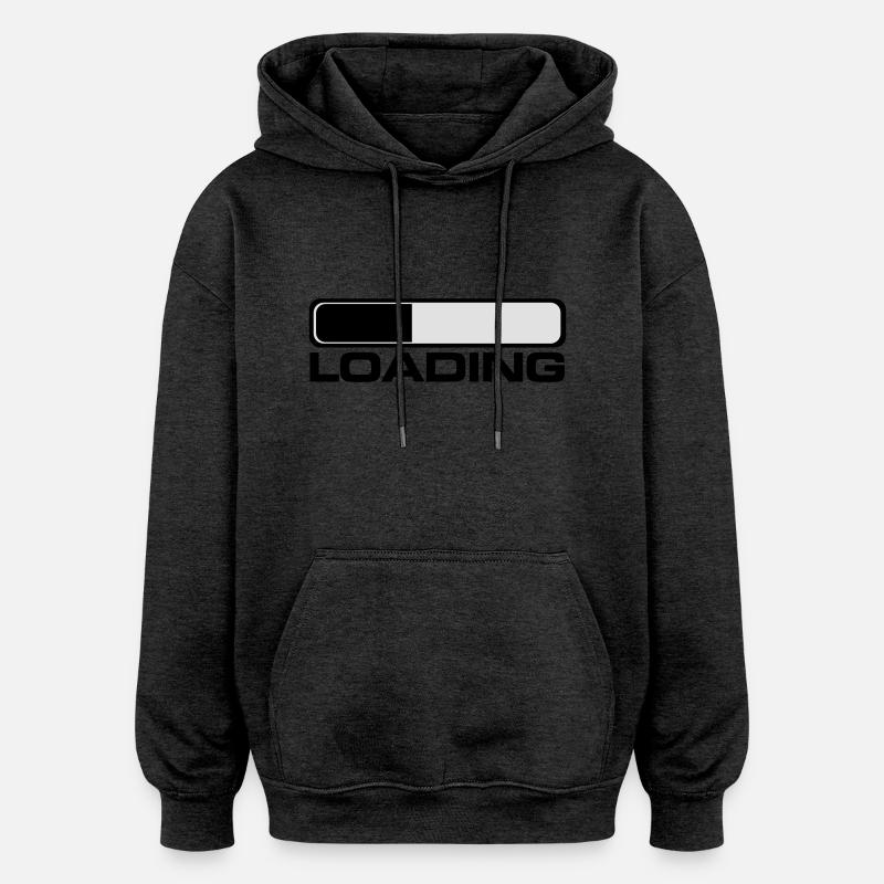 loading prozess - Oversized Unisex Hoodie - Anthrazit