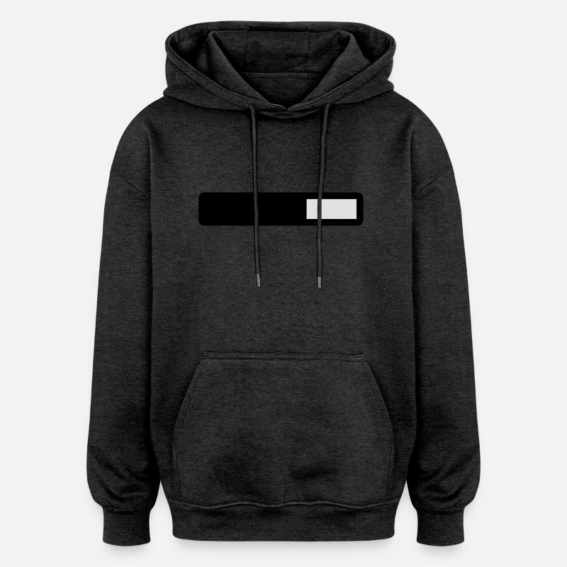 loading - Sweat à capuche oversize unisexe - charbon