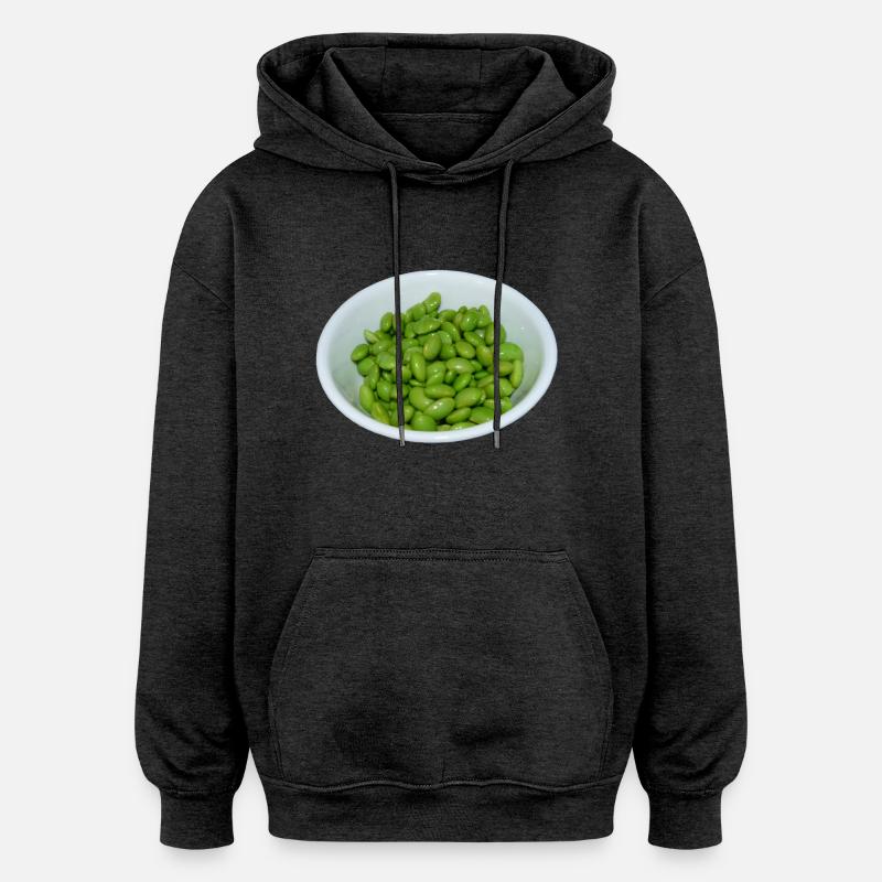 soybeans soja bohnen veggie - Oversized Unisex Hoodie - Anthrazit