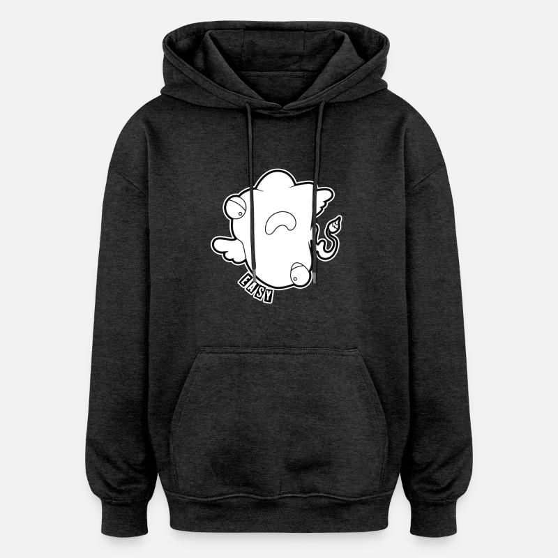Flyguy - Oversized Unisex Hoodie - Anthrazit