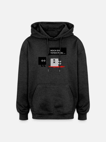 dead pixel_german - Oversized Unisex Hoodie - Anthrazit