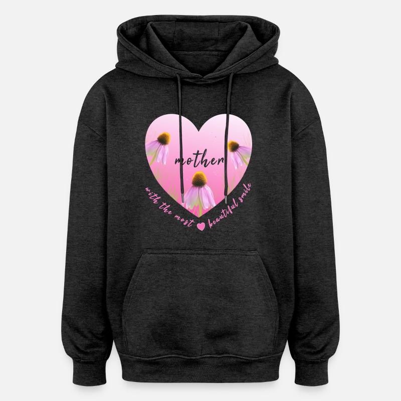 Mère - Sweat à capuche oversize unisexe - charbon