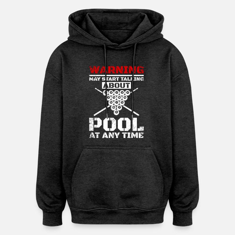 Talking about billiards pool - Oversized Unisex Hoodie - Anthrazit