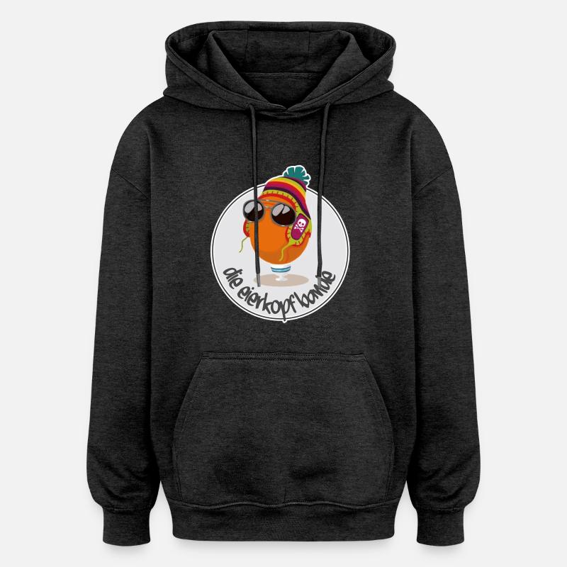 Eierkopfbande Classic - Oversized Unisex Hoodie - Anthrazit