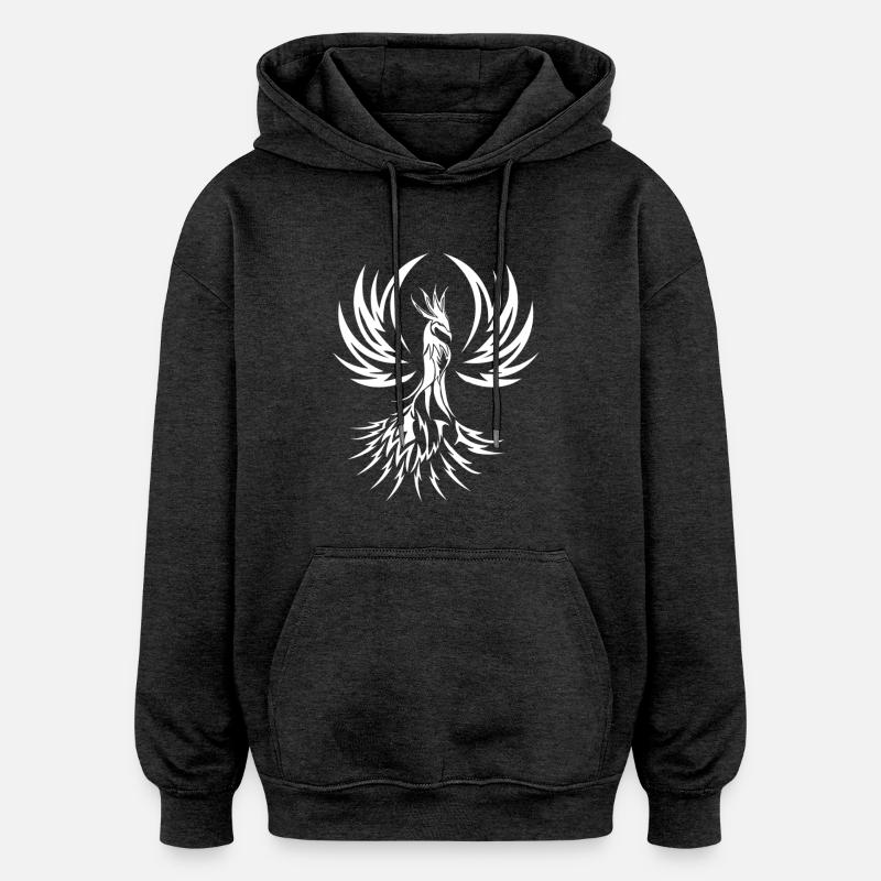Phoenix Phönix - Oversized Unisex Hoodie - Anthrazit