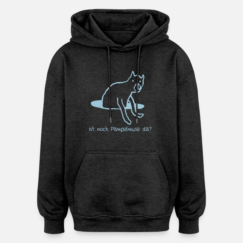Ist noch Pampelmuse da? - Oversized Unisex Hoodie - Anthrazit