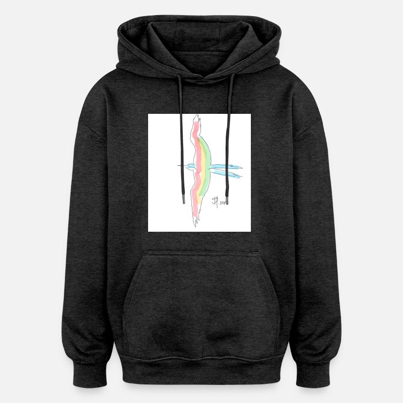 Frégate Magnifizens - Sweat à capuche oversize unisexe - charbon