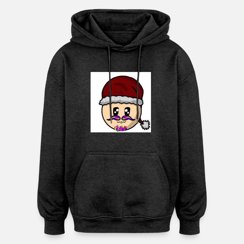 Hauteur - Sweat à capuche oversize unisexe - charbon