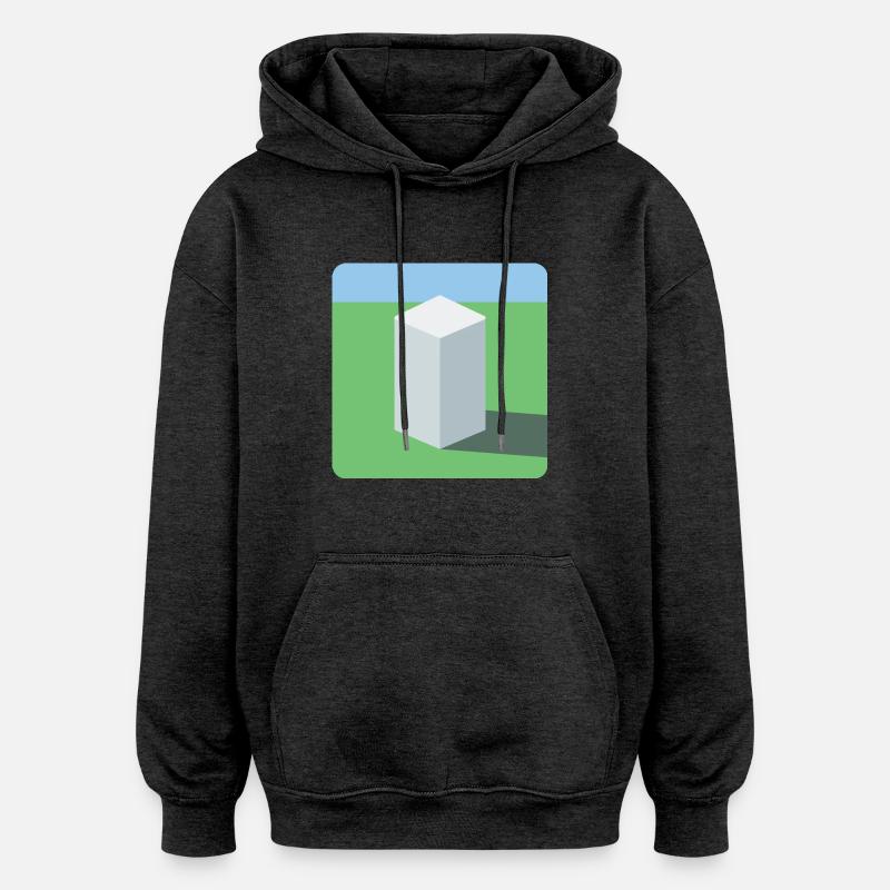 Der Quader - Oversized Unisex Hoodie - Anthrazit
