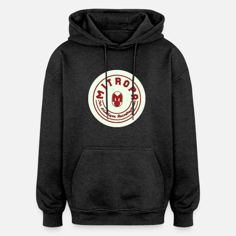 Mitropa - Ihr ständiger Reisebegleiter - Oversized Unisex Hoodie - Anthrazit