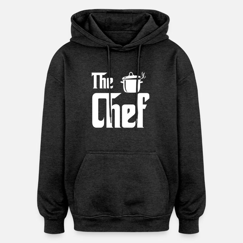Kochen - Oversized Unisex Hoodie - Anthrazit