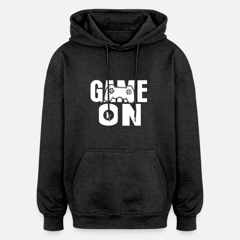 Computer spielen - Oversized Unisex Hoodie - Anthrazit
