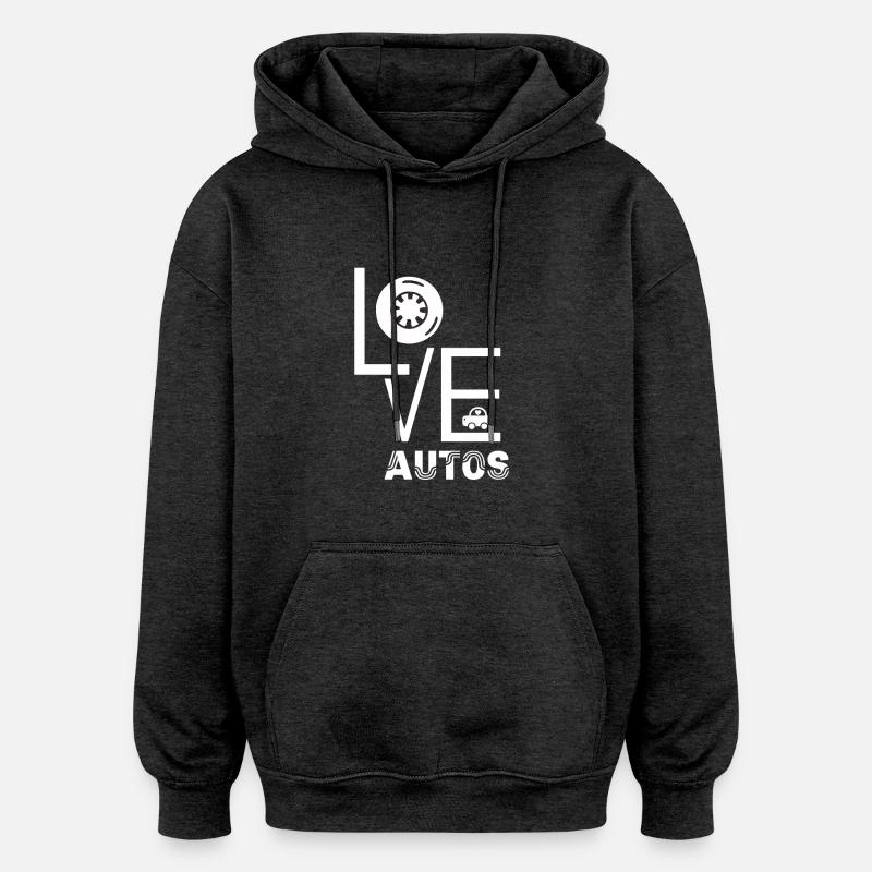 Auto - Oversized Unisex Hoodie - Anthrazit