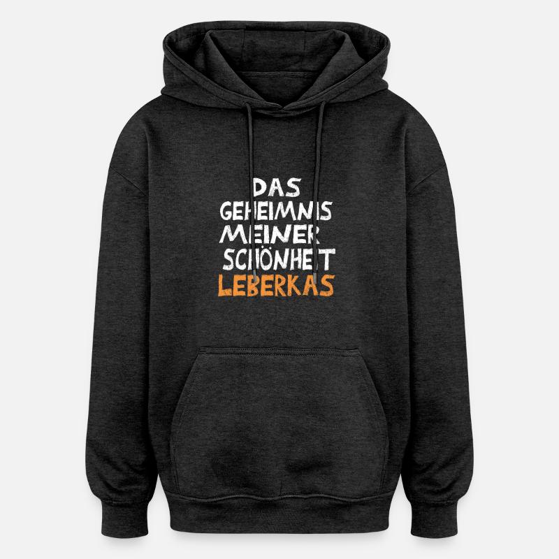 Leberkas - Oversized Unisex Hoodie - Anthrazit