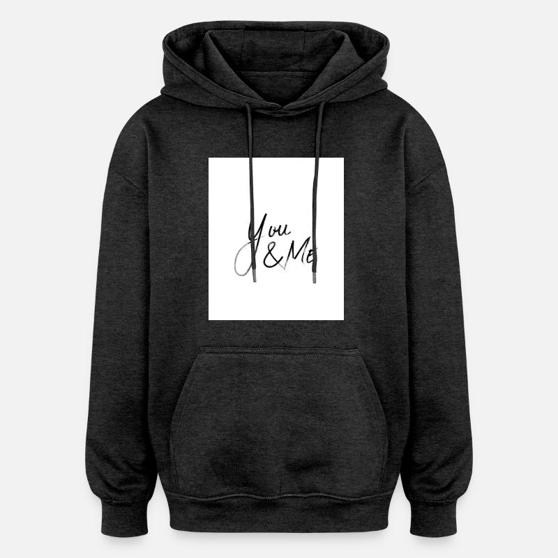 Canva4 - Oversized Unisex Hoodie - Anthrazit