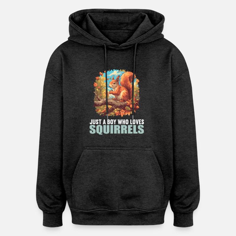 Eichhörnchen - Oversized Unisex Hoodie - Anthrazit