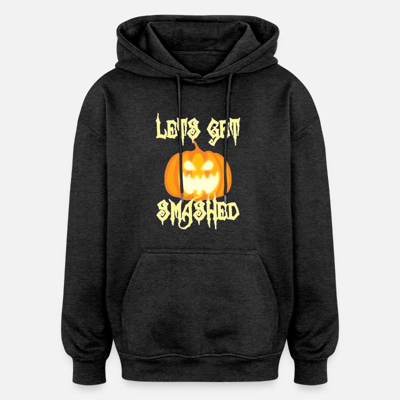 Halloween: Let´s Get Smashed - Oversized Unisex Hoodie - Anthrazit