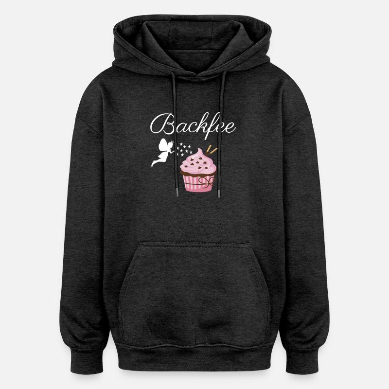 Backfee - Oversized Unisex Hoodie - Anthrazit