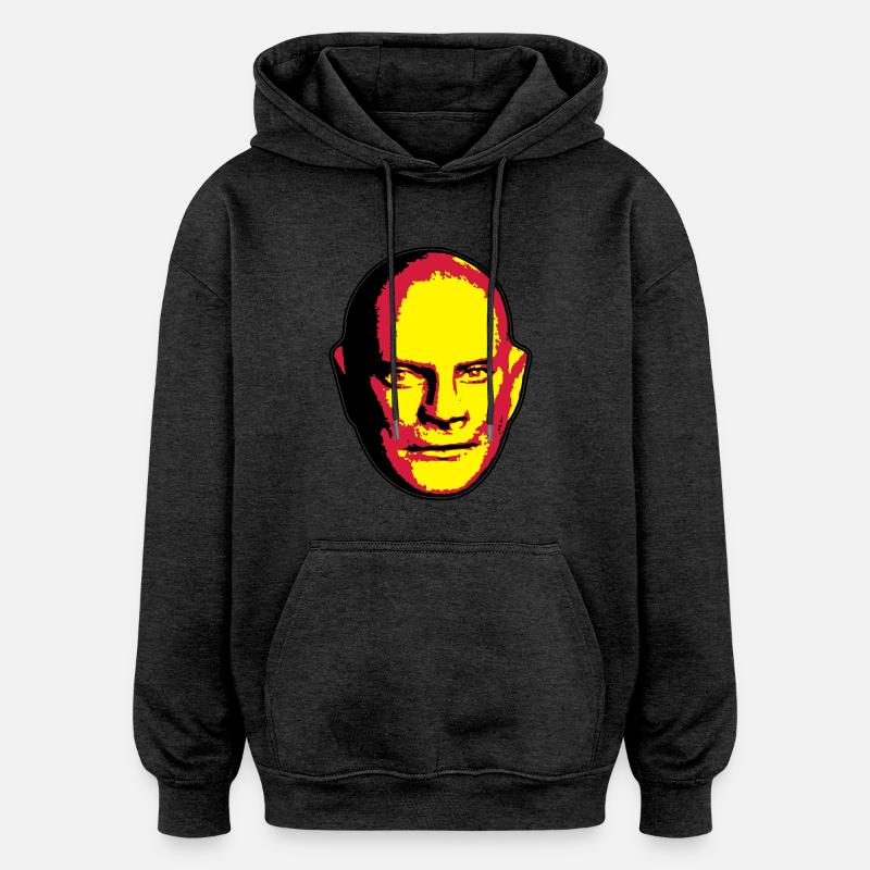 le maître du monde - Sweat à capuche oversize unisexe - charbon