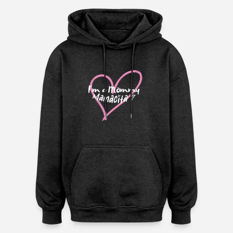 Mama oder Mamacita? - Oversized Unisex Hoodie - Anthrazit