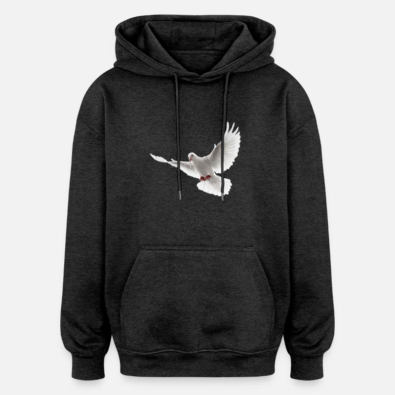 Taube - Oversized Unisex Hoodie - Anthrazit