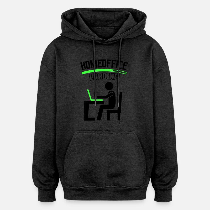 Arbeit Büro Homeoffice Loading - Oversized Unisex Hoodie - Anthrazit