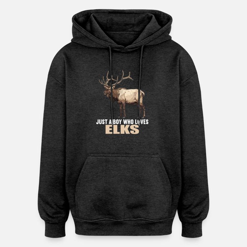 Orignal Orignal - Sweat à capuche oversize unisexe - charbon