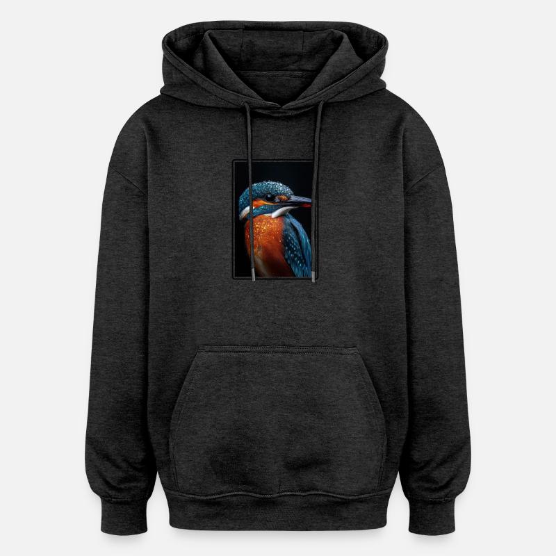 Eisvögel Eisvogel - Oversized Unisex Hoodie - Anthrazit